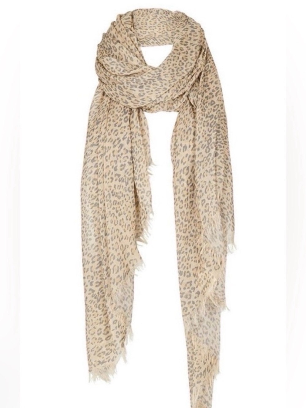 Spell Frankie Travel Scarf Cheetah NWT in sealed package